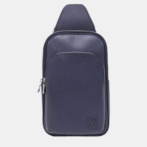Louis Vuitton Avenue Navy Blue Taiga Leather Sling Bag, Handbags - Luxury Closet catalog