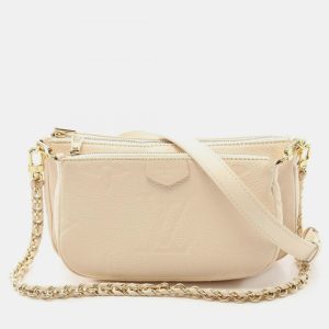 Louis Vuitton Multi Pochette Accessoires Ivory Leather Shoulder Bag, Handbags - Luxury Closet catalog