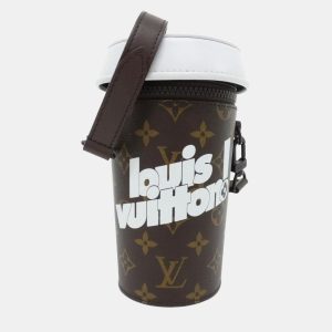 Louis Vuitton Everyday Coffee Cup White Canvas Shoulder Bag, Handbags - Luxury Closet catalog