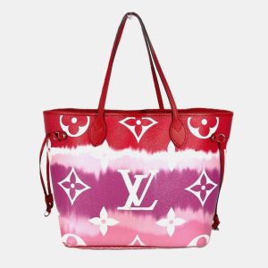 Louis Vuitton Neverfull MM Red Canvas Shoulder Bag, Tote Handbags - Luxury Closet catalog