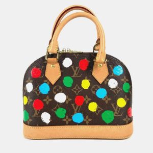 Louis Vuitton Alma BB LV x YK Brown Canvas Crossbody Handbag, Satchels - Luxury Closet catalog