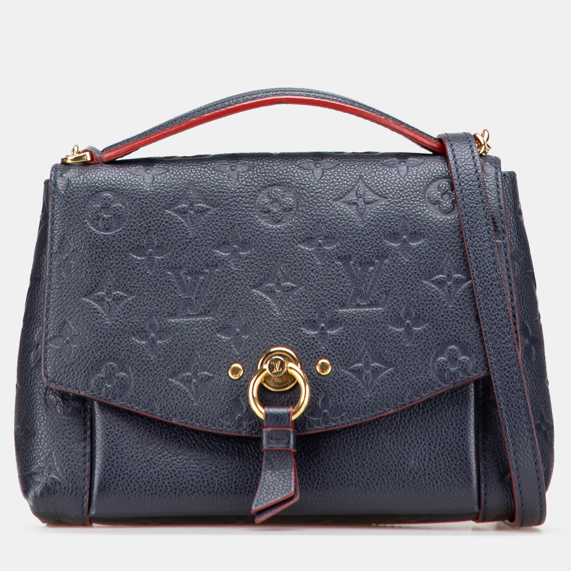 Louis Vuitton Navy Blue Monogram Empreinte Blanche BB, Satchels - Luxury Closet catalog