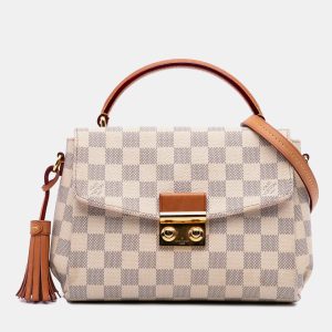 Louis Vuitton White Damier Azur Croisette, Satchels - Luxury Closet catalog