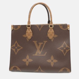 Louis Vuitton Onthego Red Monogram Monogram Reverse Canvas Monogram Giant Size MM, Tote Handbags - Luxury Closet catalog