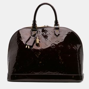 Louis Vuitton Purple Monogram Vernis Alma GM Bag, Satchels - Luxury Closet catalog