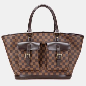 Louis Vuitton Brown Damier Ebene Manosque GM Bag, Tote Handbags - Luxury Closet catalog