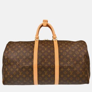 Louis Vuitton Keepall 55 Monogram Canvas Travel Duffle Bag, Handbags - Luxury Closet catalog