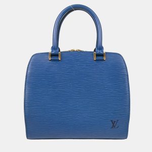 Louis Vuitton Blue Epi Pont Neuf Handbag M52055 MI1908, Satchels - Luxury Closet catalog