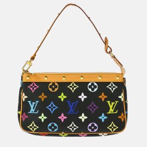 Louis Vuitton Black Multicolor Pochette Accessoires, Handbags - Luxury Closet catalog
