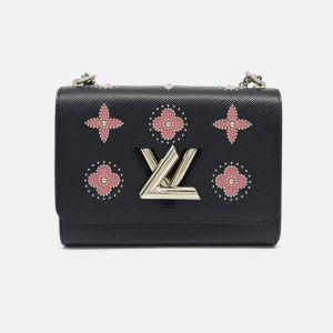 Louis Vuitton Black/Pink Epi Leather Twist MM Bag, Handbags - Luxury Closet catalog