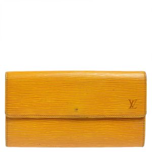 Louis Vuitton Tassil Yellow Epi Leather Sarah Wallet, Wallets & Money Clips - Luxury Closet catalog