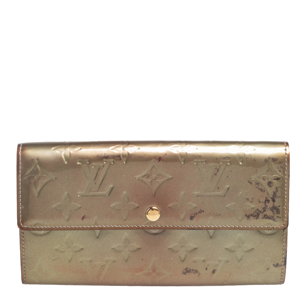 Louis Vuitton Gris Art Deco Monogram Vernis Sarah Wallet, Wallets & Money Clips - Luxury Closet catalog