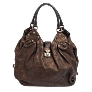 Louis Vuitton Bronze Monogram Mahina Leather L Bag, Shoulder Bags - Luxury Closet catalog