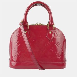 Louis Vuitton Red Monogram Vernis Leather Alma Top Handle Bag, Satchels - Luxury Closet catalog