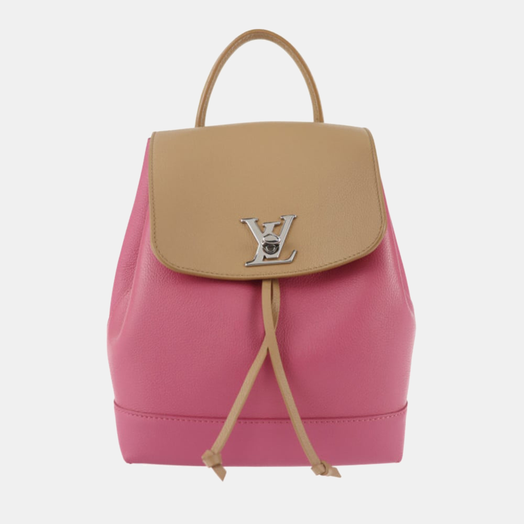 Louis Vuitton Pink Leather Lockme Backpack, Backpacks - Luxury Closet catalog