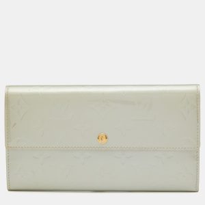 Louis Vuitton Silver Monogram Vernis Sarah Wallet, Wallets & Money Clips - Luxury Closet catalog