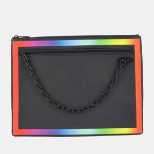 Louis Vuitton Black Leather Taiga A4 Rainbow Pochette Clutch Bag, Clutches & Special Occasion Bags - Luxury Closet catalog