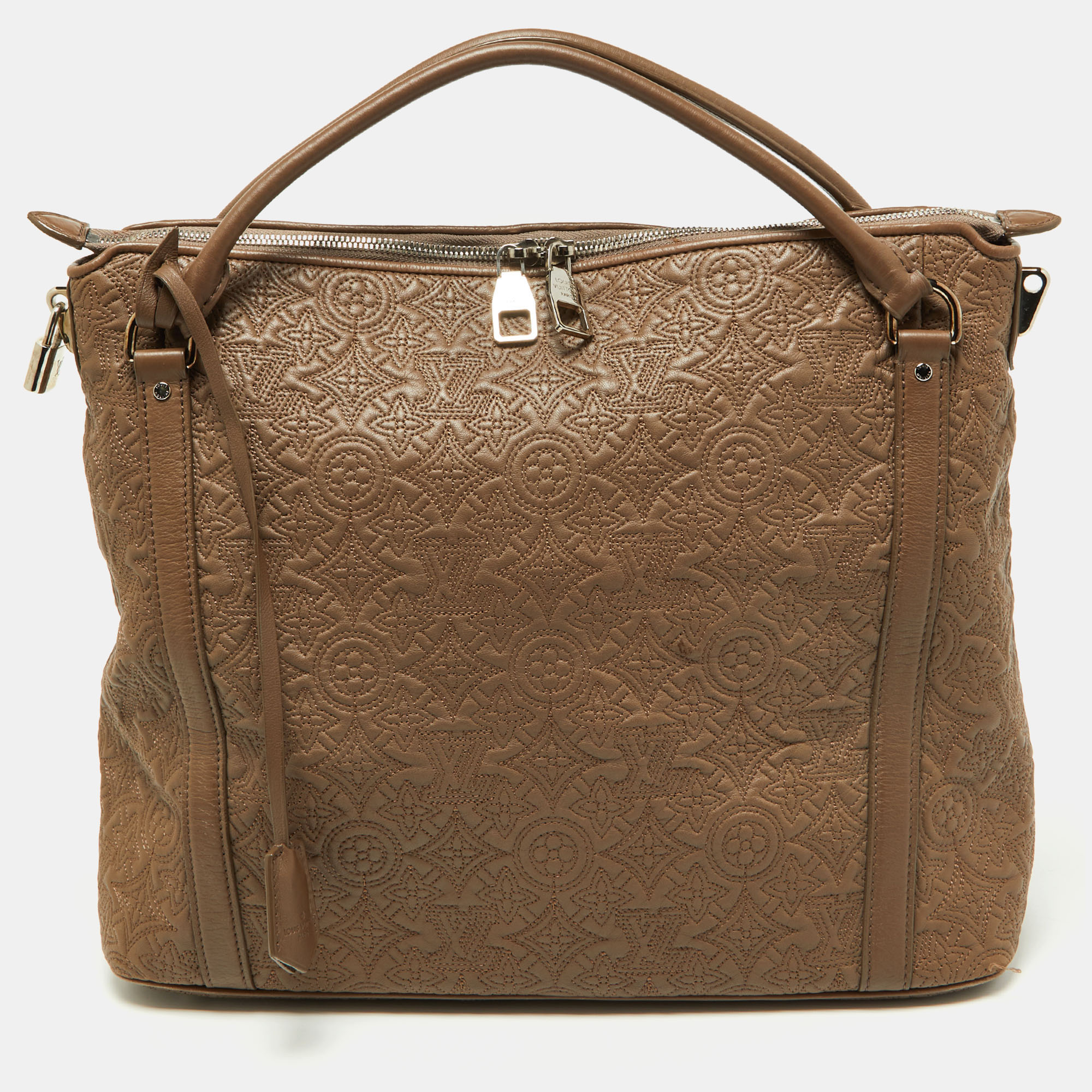 Louis Vuitton Gris Pearl Monogram Antheia Leather Ixia MM Bag, Satchels - Luxury Closet catalog