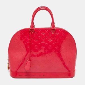 Louis Vuitton Rose Pop Monogram Vernis Alma GM Bag, Satchels - Luxury Closet catalog