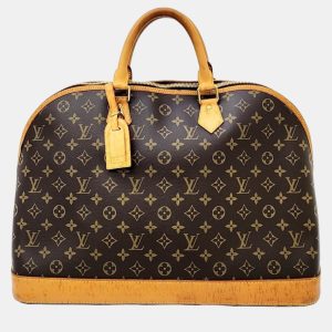 Louis Vuitton Brown Monogram Canvas and Leather Alma Voyage MM, Satchels - Luxury Closet catalog