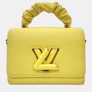 Louis Vuitton Yellow Leather Twist PM Top Handle Bag, Satchels - Luxury Closet catalog