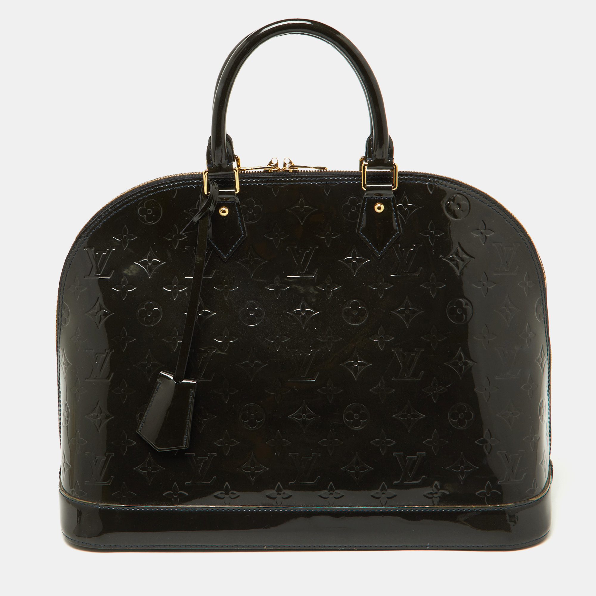 Louis Vuitton Bleu Infini Monogram Vernis Alma GM Bag, Satchels - Luxury Closet catalog