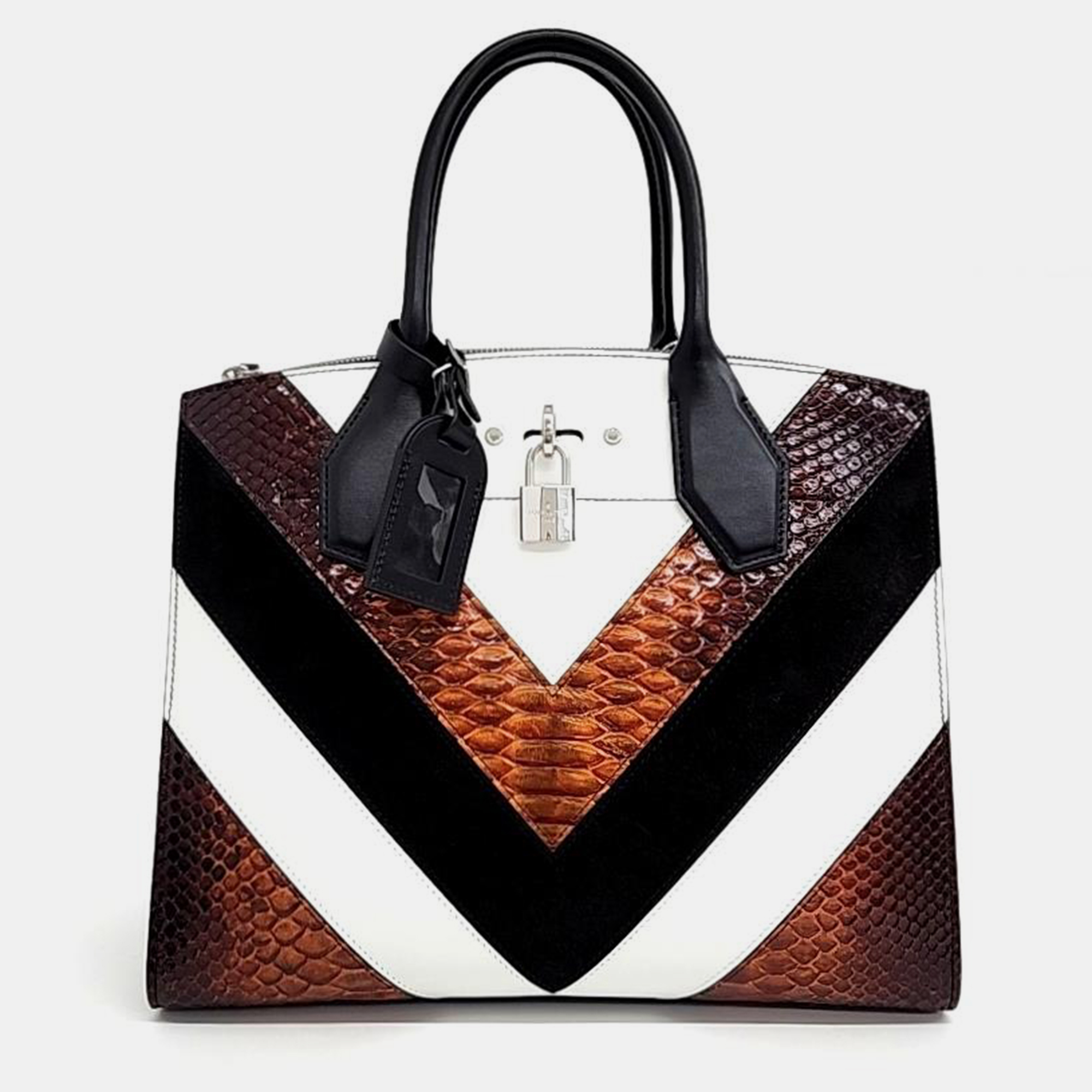 Louis Vuitton Black Leather City Steamer MM Top Handle Bag, Tote Handbags - Luxury Closet catalog