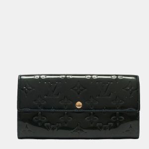Louis Vuitton Blue Nuit Monogram Vernis Sarah Wallet, Wallets & Money Clips - Luxury Closet catalog