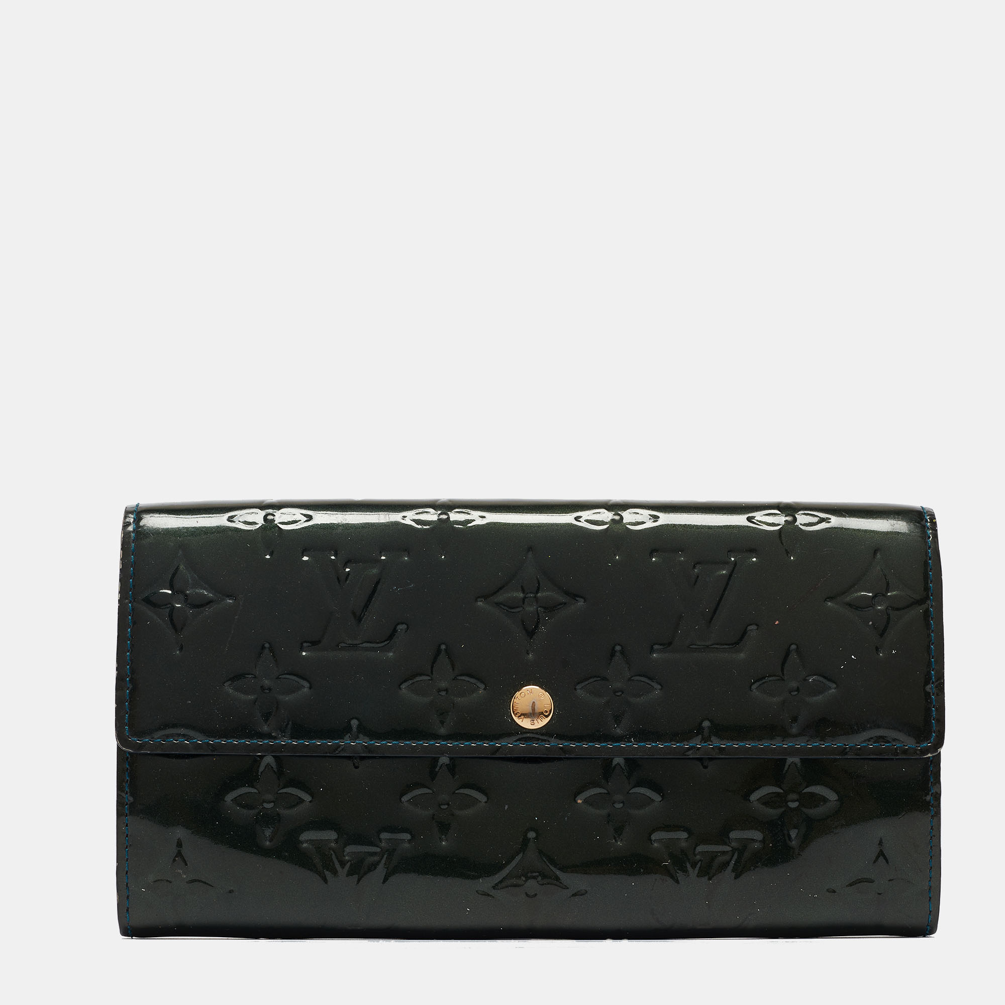 Louis Vuitton Blue Nuit Monogram Vernis Sarah Wallet, Wallets & Money Clips - Luxury Closet catalog