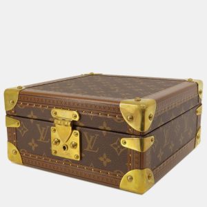 Louis Vuitton Brown Monogram Canvas Coffret Tresor 24 Trunk Case Bag, Handbags - Luxury Closet catalog