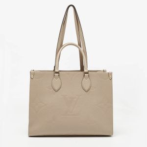 Louis Vuitton Beige Monogram Empriente Leather Giant Onthego MM Bag, Tote Handbags - Luxury Closet catalog
