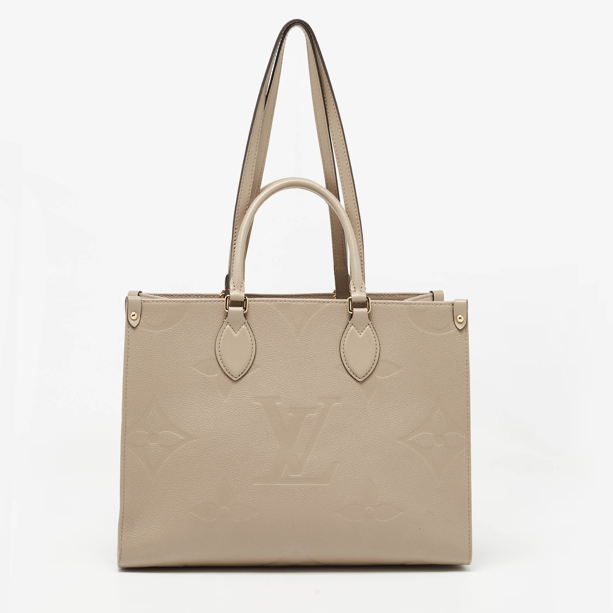 Louis Vuitton Beige Monogram Empriente Leather Giant Onthego MM Bag, Tote Handbags - Luxury Closet catalog