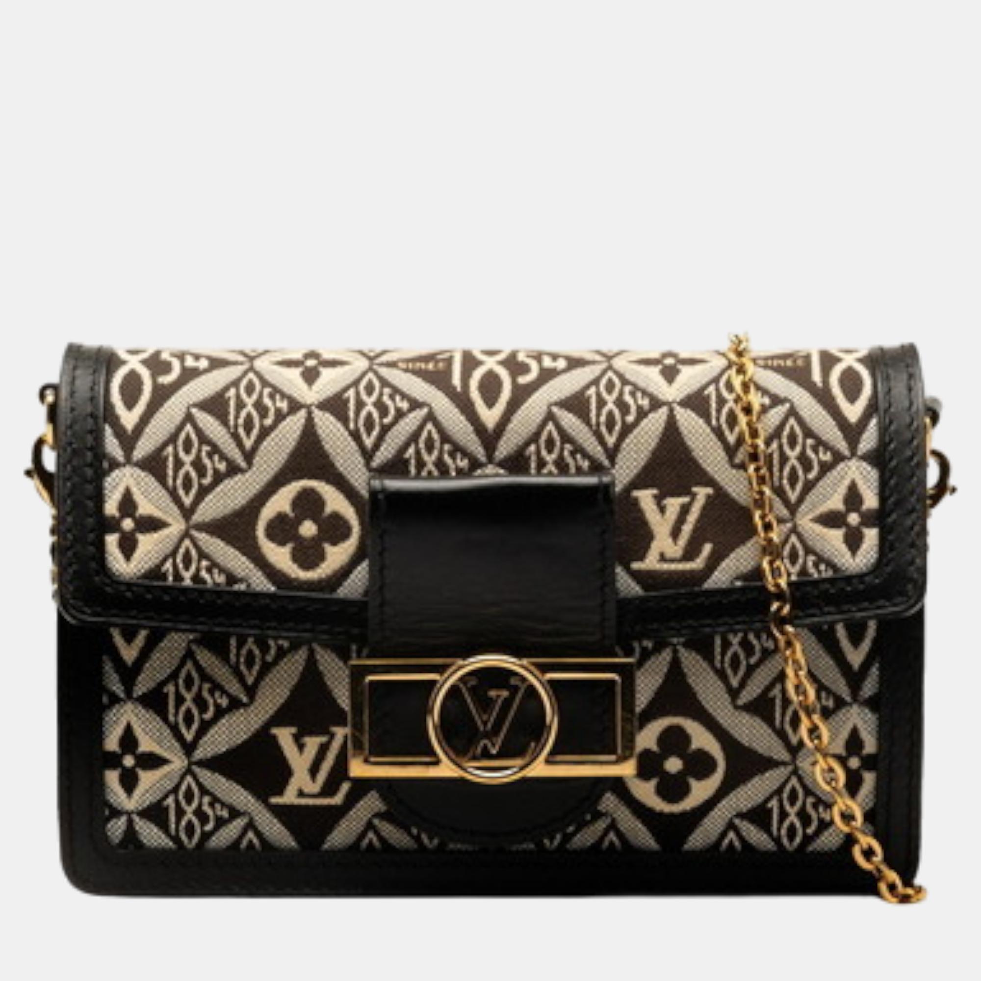 Louis Vuitton Black Monogram Canvas Mini Since 1854 Dauphine Shoulder Bag, Shoulder Bags - Luxury Closet catalog