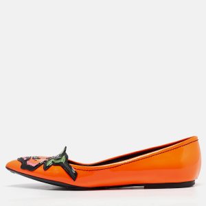 Louis Vuitton Orange Patent Leather Stephen Sprouse Rose Ballet Flats Size 35.5, Flats - Luxury Closet catalog