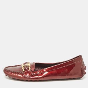 Louis Vuitton Burgundy Patent Leather Oxford Slip On Loafers Size 35.5, Loafers & Slip-Ons - Luxury Closet catalog