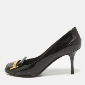 Louis Vuitton Amarante Patent Leather Metal Logo Pumps Size 40, Pumps - Luxury Closet catalog