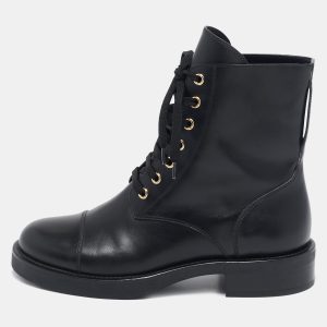 Louis Vuitton Black Leather Ranger Boots Size 37.5, Boots - Luxury Closet catalog