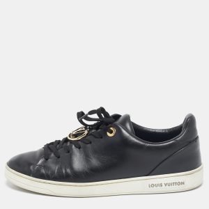 Louis Vuitton Black Leather Frontrow Sneakers Size 38.5, Athletic Shoes & Sneakers - Luxury Closet catalog