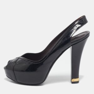 Louis Vuitton Amarante Monogram Vernis Tamara Slingback Pumps Size 37, Pumps - Luxury Closet catalog