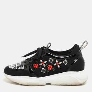 Louis Vuitton Black Patent Leather And Mesh Crystal Embellished Low Top Sneakers Size 36.5, Athletic Shoes & Sneakers - Luxury Closet catalog