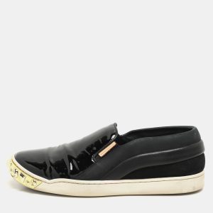 Louis Vuitton Black Suede, Patent and Leather Studded Tempo Slip-On Sneakers Size 36.5, Athletic Shoes & Sneakers - Luxury Closet catalog