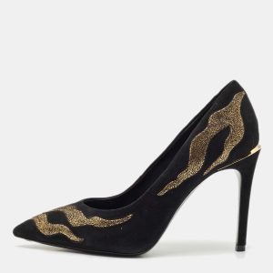 Louis Vuitton Black Suede fetish Pumps Size 37.5, Pumps - Luxury Closet catalog
