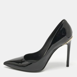 Louis Vuitton Black Patent Leather Eyeline Pumps Size 37.5, Pumps - Luxury Closet catalog