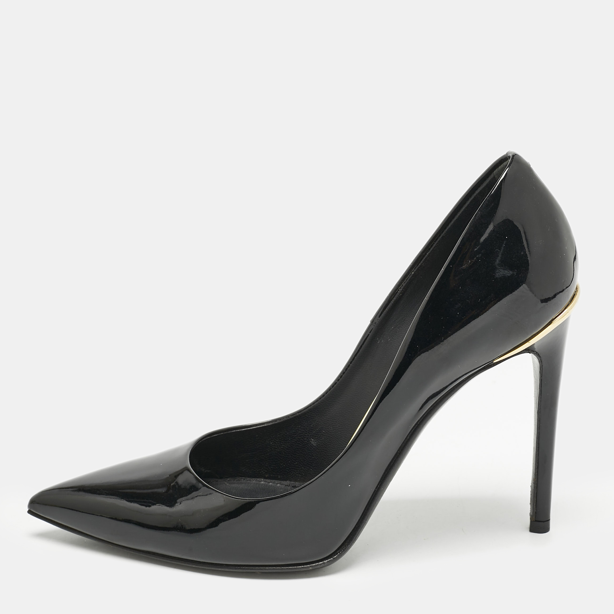 Louis Vuitton Black Patent Leather Eyeline Pumps Size 37.5, Pumps - Luxury Closet catalog