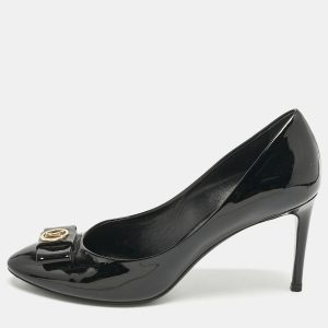 Louis Vuitton Black Patent Leather Bow Pumps Size 39, Pumps - Luxury Closet catalog