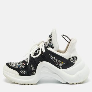 Louis Vuitton Multicolor Tweed and Leather Archlight Sneakers Size 37, Athletic Shoes & Sneakers - Luxury Closet catalog