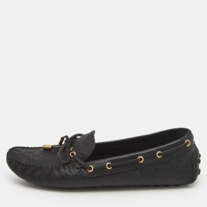 Louis Vuitton Black Monogram Leather Gloria Slip On Loafers Size 38.5, Loafers & Slip-Ons - Luxury Closet catalog