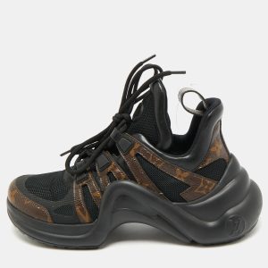 Louis Vuitton Black Mesh and Monogram Canvas Archlight Sneakers Size 36.5, Athletic Shoes & Sneakers - Luxury Closet catalog