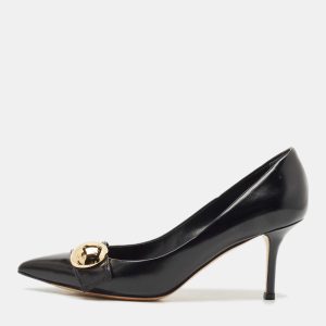 Louis Vuitton Black Leather Bow Pumps Size 38, Pumps - Luxury Closet catalog