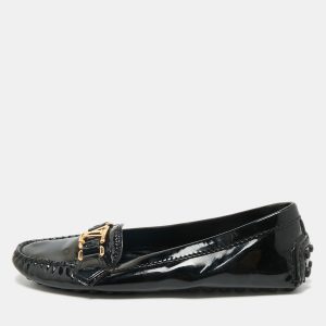 Louis Vuitton Black Patent Leather Oxford Loafers Size 37.5, Loafers & Slip-Ons - Luxury Closet catalog